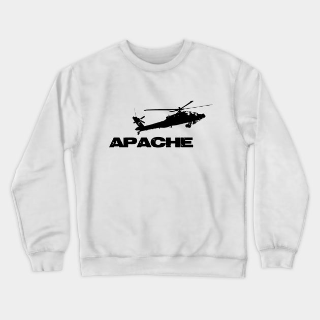 apache helicopter Crewneck Sweatshirt by hottehue